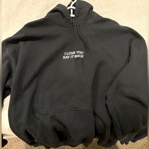 Lonely Ghost “I love you say it back” hoodie